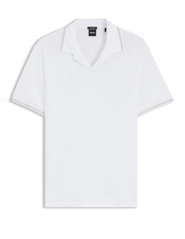 COTTON LINEN POLO SHIRT WITH JOHNNY...
