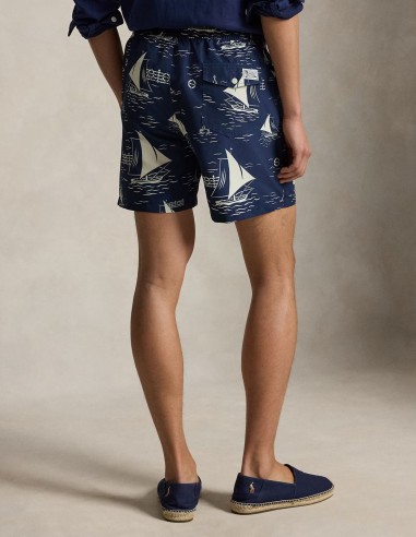 ALL OVER SAILBOATS TRAVELLER SWIM SHORTS