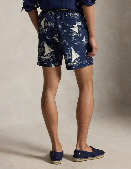 ALL OVER SAILBOATS TRAVELLER SWIM SHORTS