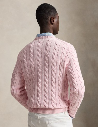 CABLE-KNIT COTTON JUMPER