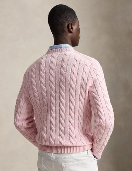 CABLE-KNIT COTTON JUMPER