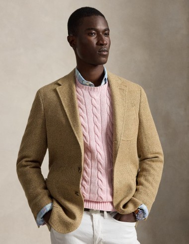 CABLE-KNIT COTTON JUMPER