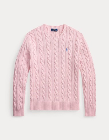 CABLE-KNIT COTTON JUMPER