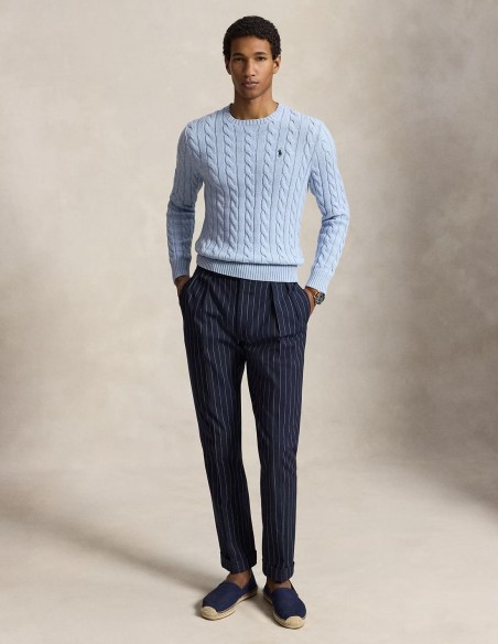 ΠΟΥΛΟΒΕΡ COTTON CABLE-KNIT