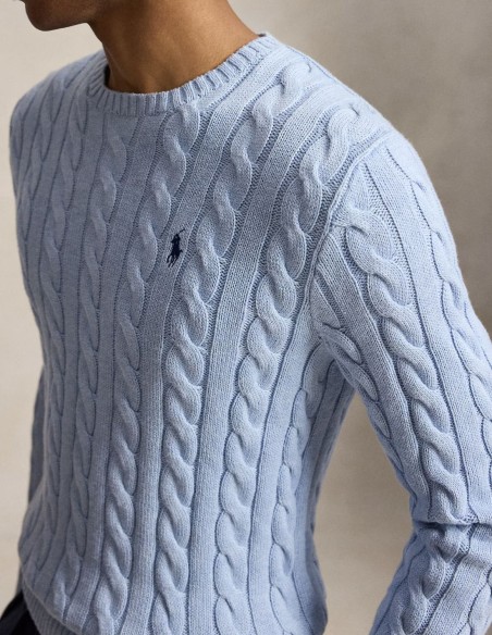 ΠΟΥΛΟΒΕΡ COTTON CABLE-KNIT