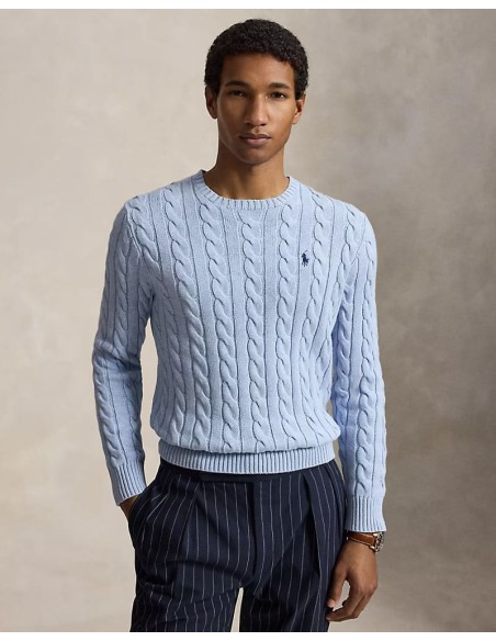 ΠΟΥΛΟΒΕΡ COTTON CABLE-KNIT