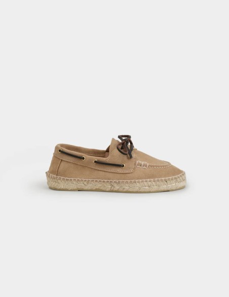 SUEDE BOAT-SHOES ESPADRILLES