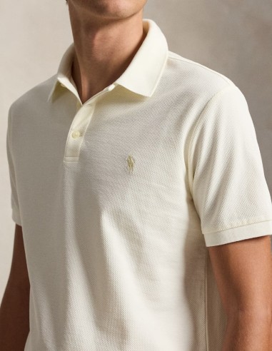 CUSTOM FIT HONEYCOMB-MESH POLO SHIRT