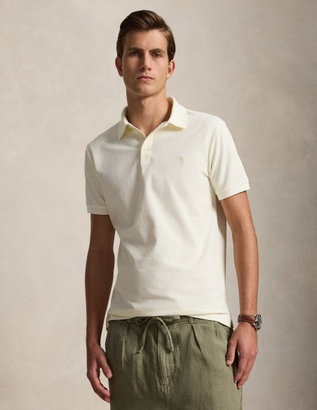 CUSTOM FIT HONEYCOMB-MESH POLO SHIRT