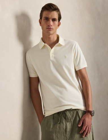 CUSTOM FIT HONEYCOMB-MESH POLO SHIRT