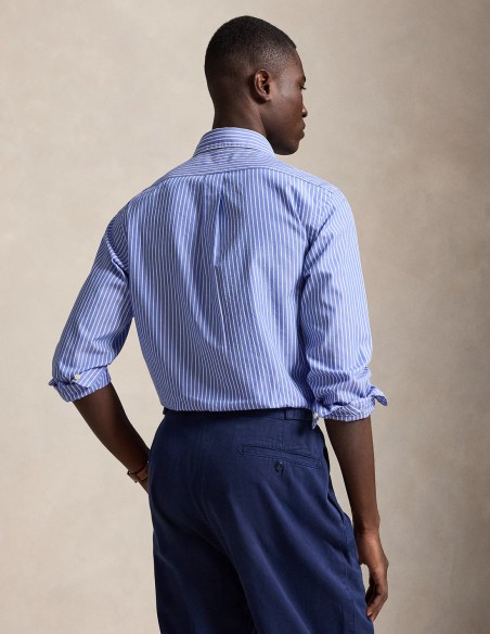 CUSTOM FIT STRIPED BROADCLOTH SHIRT