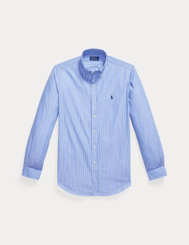 CUSTOM FIT STRIPED BROADCLOTH SHIRT