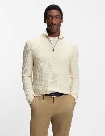 ΠΟΥΛΟΒΕΡ COTTON QUARTER-ZIP