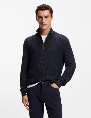 ΠΟΥΛΟΒΕΡ COTTON QUARTER-ZIP
