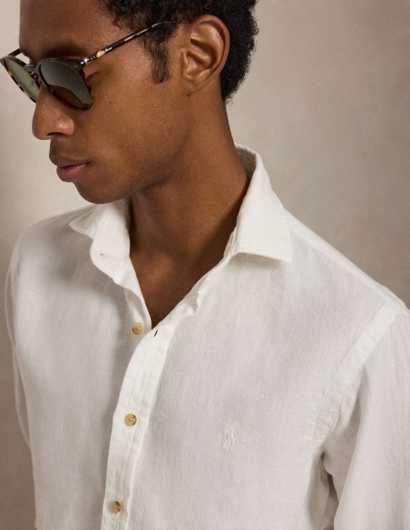 CUSTOM FIT LINEN SHIRT