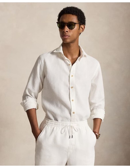 CUSTOM FIT LINEN SHIRT