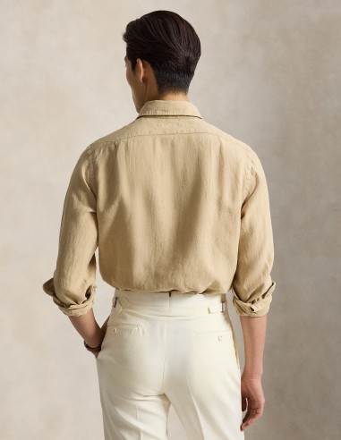 CUSTOM FIT LINEN SHIRT