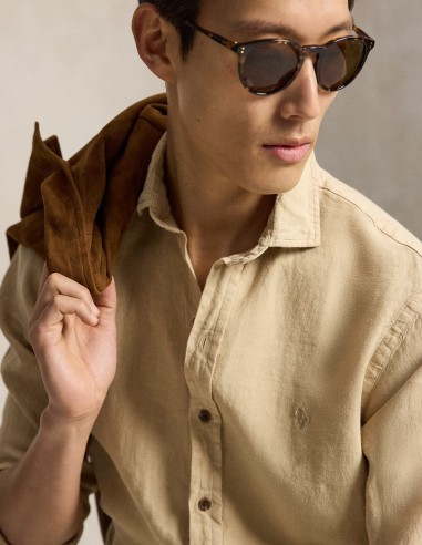 CUSTOM FIT LINEN SHIRT