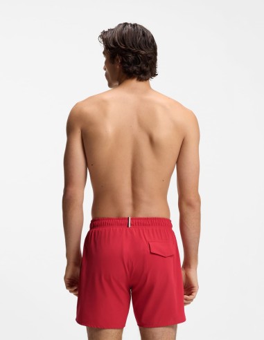 QUICK-DRY SWIM SHORTS WITH LOGO DETAIL