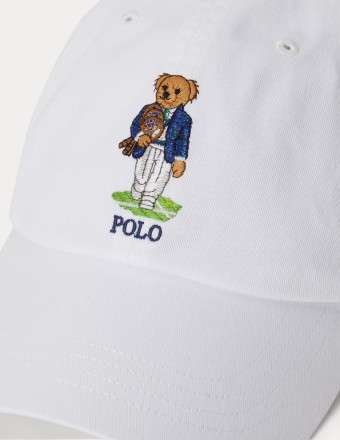 WIMBLEDON POLO BEAR TWILL CAP 2