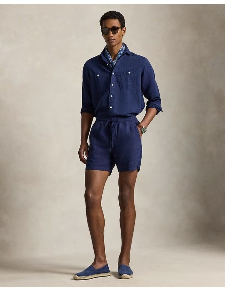 LATEEF CLASSIC FIT LINEN SHORTS