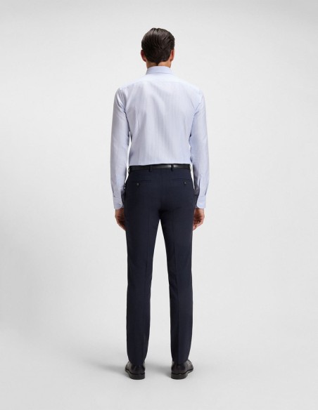 ΠΟΥΚΑΜΙΣΟ STRIPED COTTON SLIM FIT