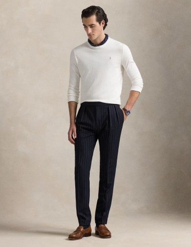 ΠΟΥΛΟΒΕΡ TEXTURED COTTON SLIM FIT