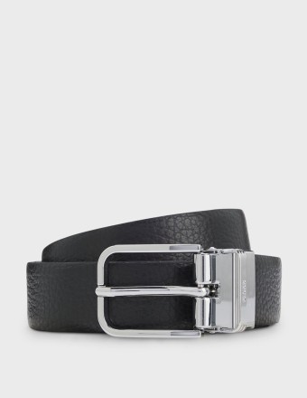 ITALIAN-LEATHER BELT WITH...