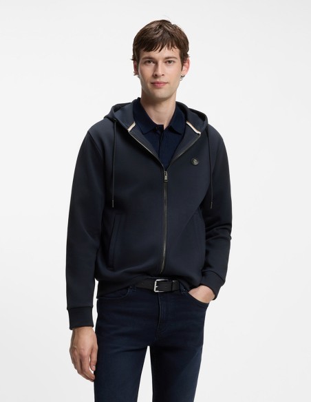 ZIP-UP HOODIE WITH DOUBLE B MONOGRAM