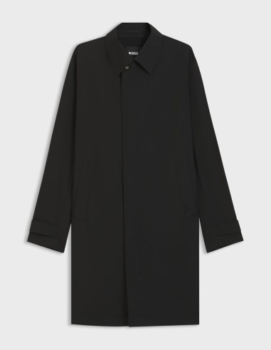 WATER-REPELLENT COAT IN STRETCH FABRIC