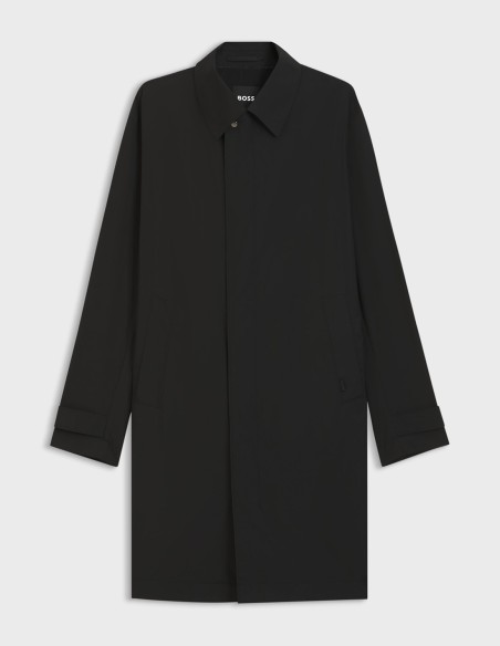 WATER-REPELLENT COAT IN STRETCH FABRIC