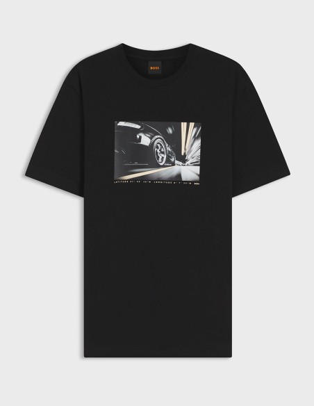 REGULAR FIT T-SHIRT IN LIGHTWEIGHT COTTON JERSEY
