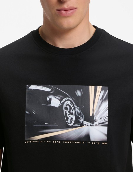 REGULAR FIT T-SHIRT IN LIGHTWEIGHT COTTON JERSEY