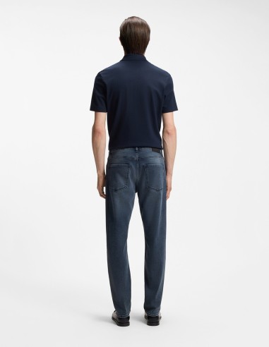 REGULAR FIT JEANS IN A STRETCH COTTON...