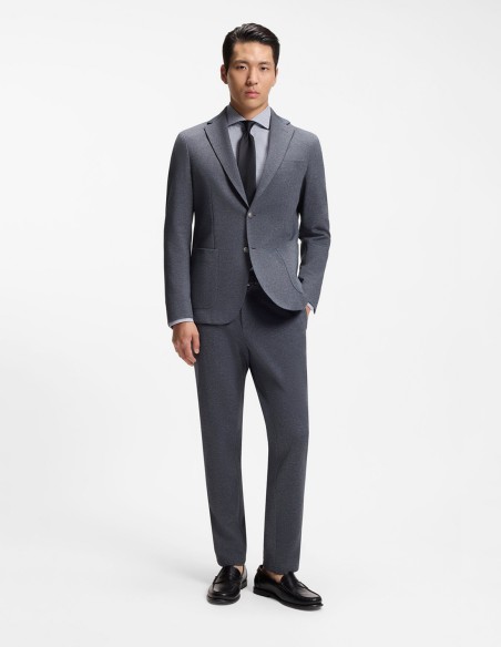 REGULAR FIT SHIRT IN STRUCTURED STRETCH COTTON