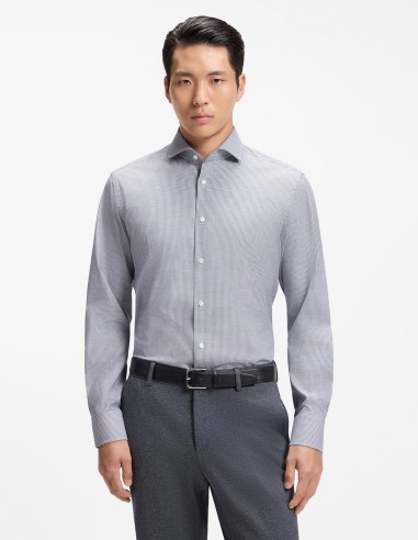 REGULAR FIT SHIRT IN STRUCTURED...