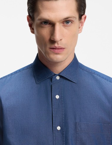 CASUAL FIT DENIM SHIRT