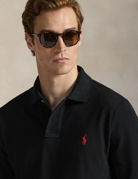 CUSTOM SLIM FIT MESH POLO SHIRT