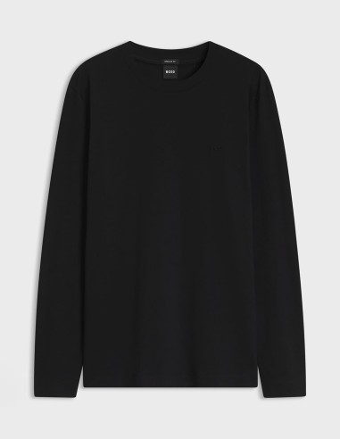 T-SHIRT LONG-SLEEVED WITH LOGO DETAIL