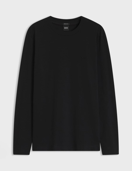 T-SHIRT LONG-SLEEVED WITH LOGO DETAIL