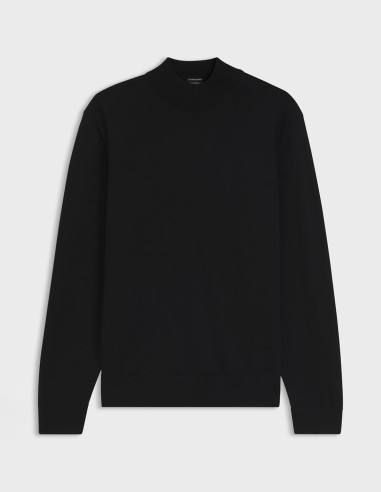 MOCK-NECK SWEATER IN EXTRA FINE...