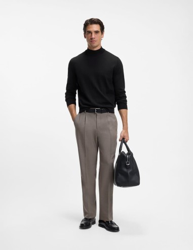 MOCK-NECK SWEATER IN EXTRA FINE...
