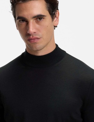 ΠΟΥΛΟΒΕΡ MOCKNECK EXTRA FINE MERINO WOOL