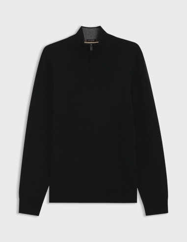 ΠΟΥΛΟΒΕΡ ZIP-NECK WOOL CASHMERE