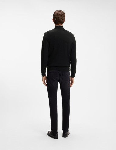 ZIP-NECK SWEATERWOOL