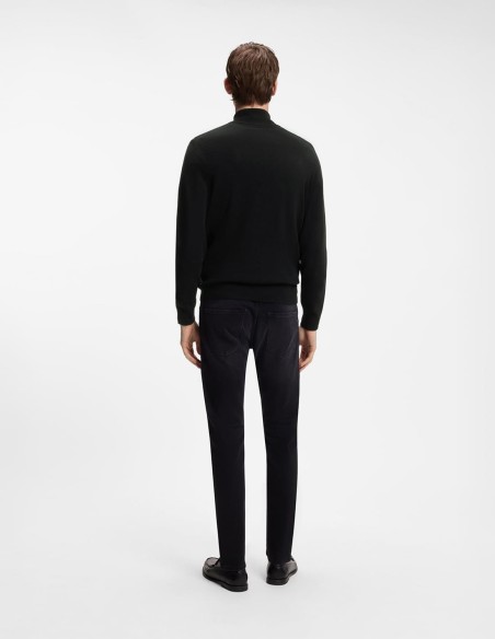 ZIP-NECK SWEATERWOOL