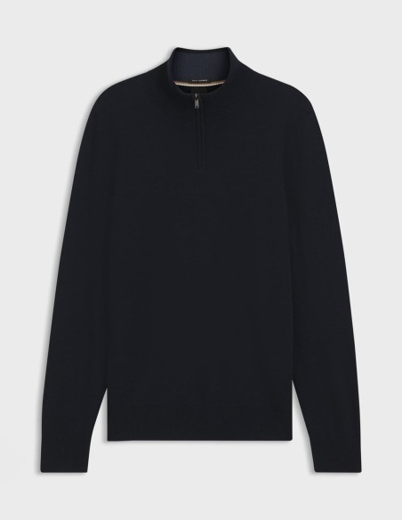 ΠΟΥΛΟΒΕΡ ZIP-NECK WOOL CASHMERE