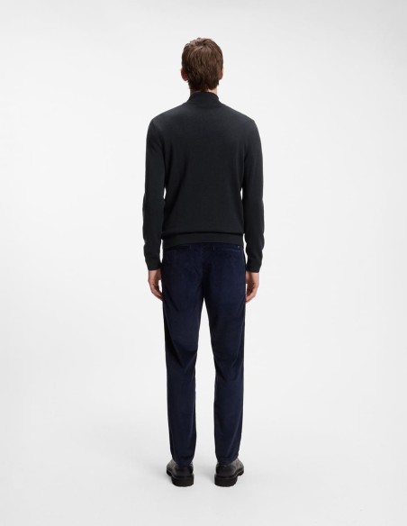 ZIP-NECK SWEATERWOOL
