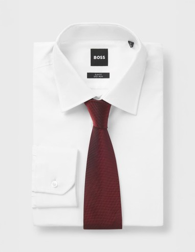 SILK-BLEND TIE WITH JACQUARD-WOVEN...