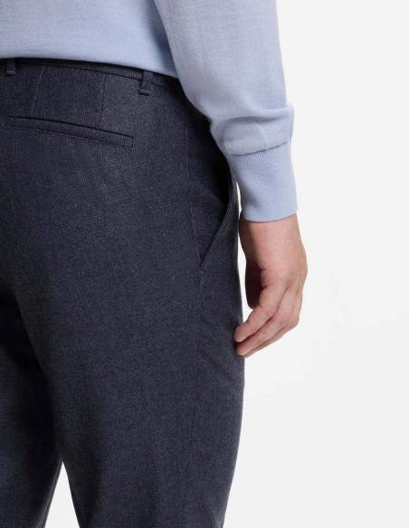 ΠΑΝΤΕΛΟΝΙ PATTERNED WOOL SLIM FIT